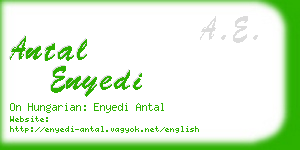 antal enyedi business card